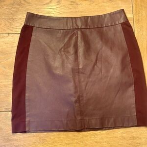 PAIGE brand leather skirt. Color: raven! Gorgeous, never worn, nwot, size medium
